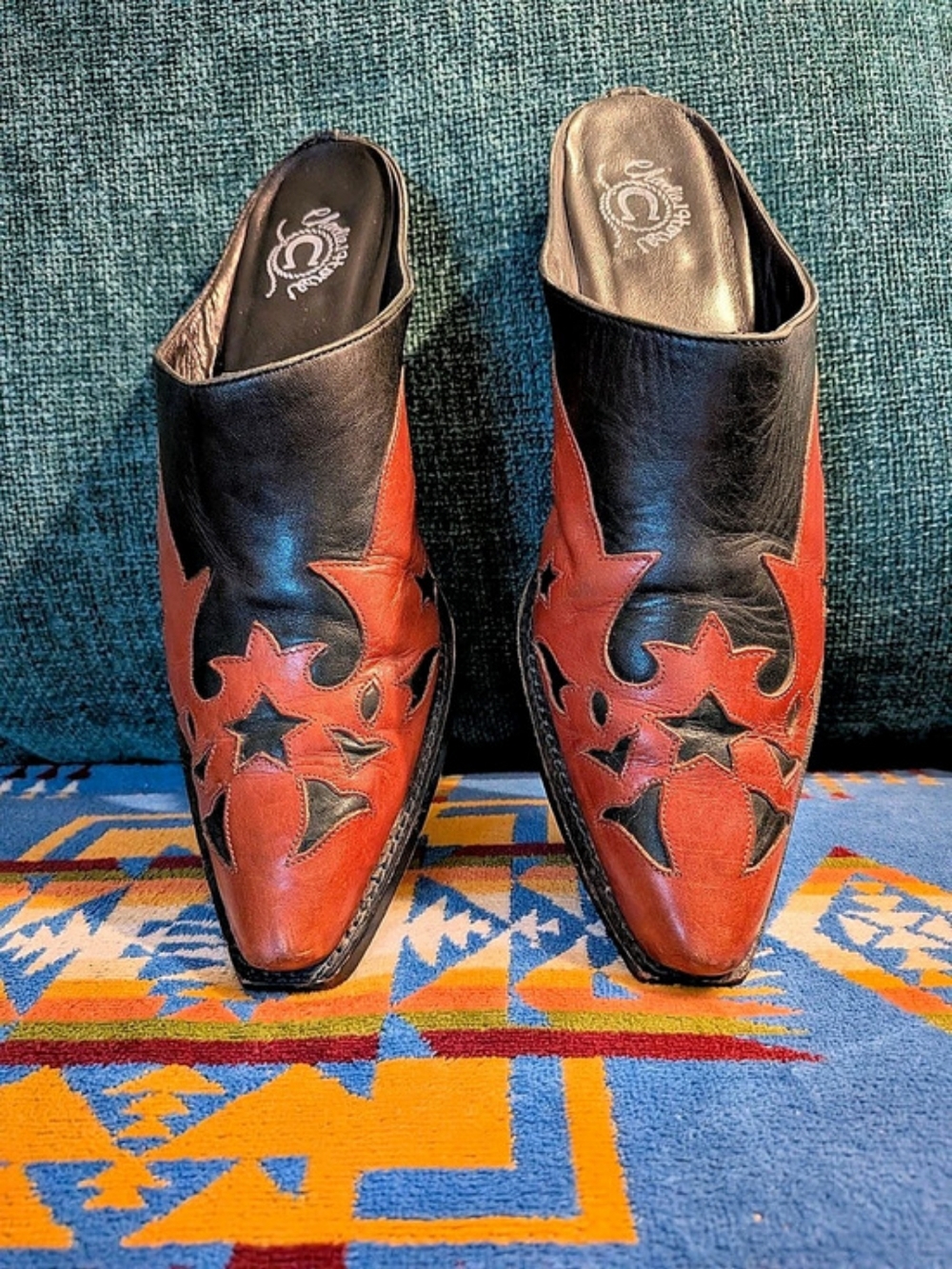 Charlie 1 Horse Western Mules in Brown & Black